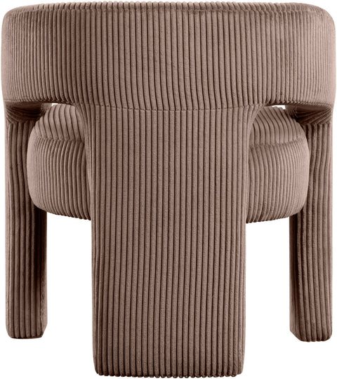 Noelle Brown Corduroy Upholstered Accent / Dining Chair, 1 Piece