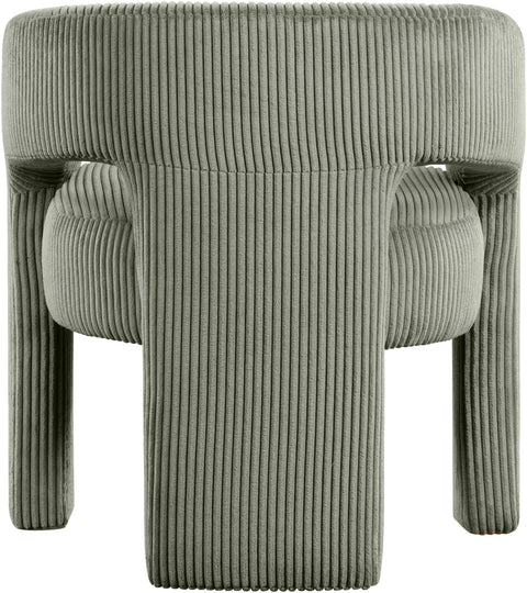 Noelle Green Corduroy Upholstered Accent / Dining Chair, 1 Piece