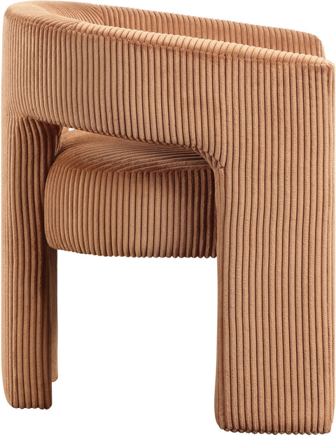 Noelle Saddle Corduroy Upholstered Accent / Dining Chair, 1 Piece