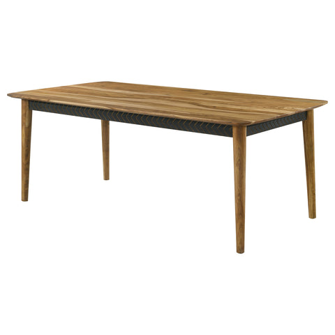 Alton Rectangular 80-inch Dining Table Natural SheeshamNatural Sheesham