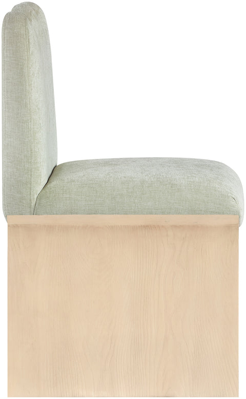 Rowan Mint Chenille Fabric Upholstered Dining Chair , 1 Piece (Style 1)