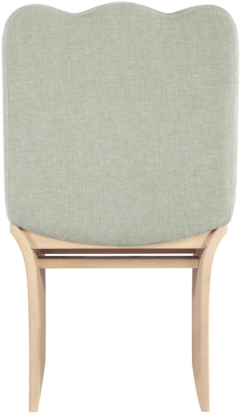 Rowan Mint Chenille Fabric Upholstered Dining Chair , 1 Piece (Style 1)