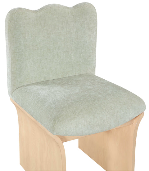 Rowan Mint Chenille Fabric Upholstered Dining Chair , 1 Piece (Style 1)