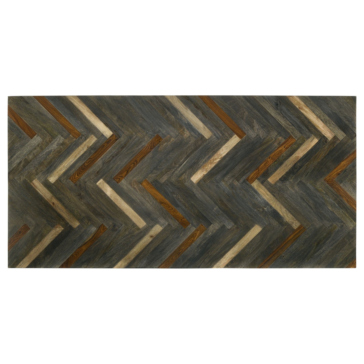 grimma 6-piece rectangular dining set sheesham and espresso