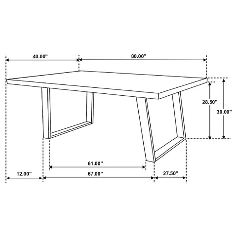 Grimma 7-piece Rectangular Dining Set Sheesham and Camel