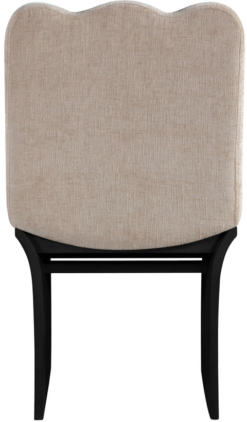 Jessa Chenille Fabric Upholstered Dining Chair, 1 Piece (Configuration 2)