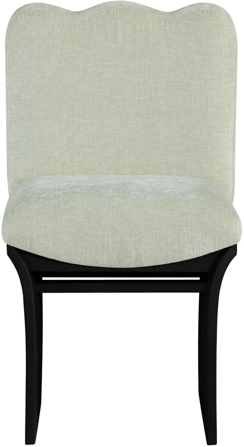 Rowan Mint Chenille Fabric Upholstered Dining Chair , 1 Piece (Style 2)