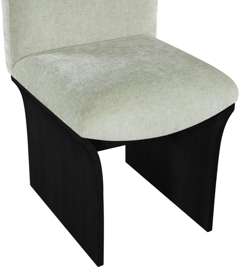 Rowan Mint Chenille Fabric Upholstered Dining Chair , 1 Piece (Style 2)