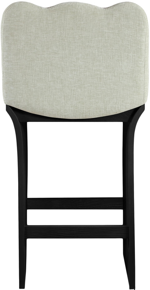 Rowan Mint Chenille Fabric Upholstered Counter Stool , 1 Piece (Style 2)