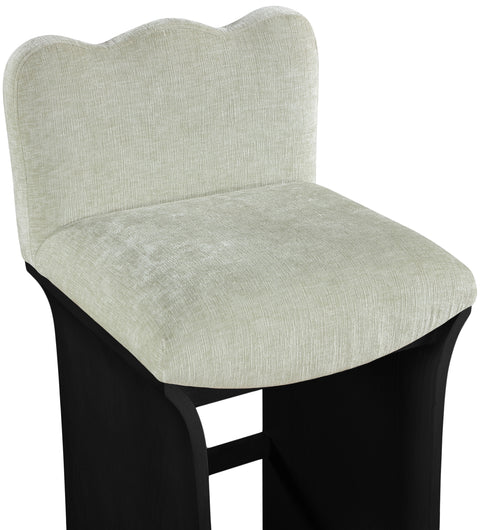 Rowan Mint Chenille Fabric Upholstered Counter Stool , 1 Piece (Style 2)