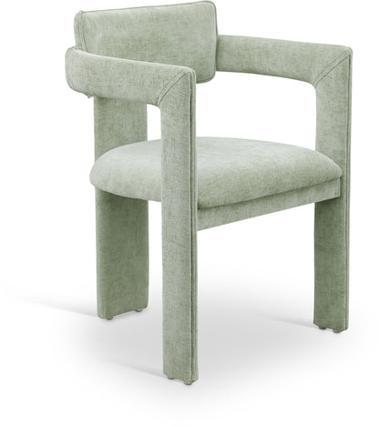 Genesis Mint Chenille Fabric Dining Chair