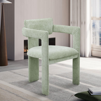 Genesis Mint Chenille Fabric Dining Chair