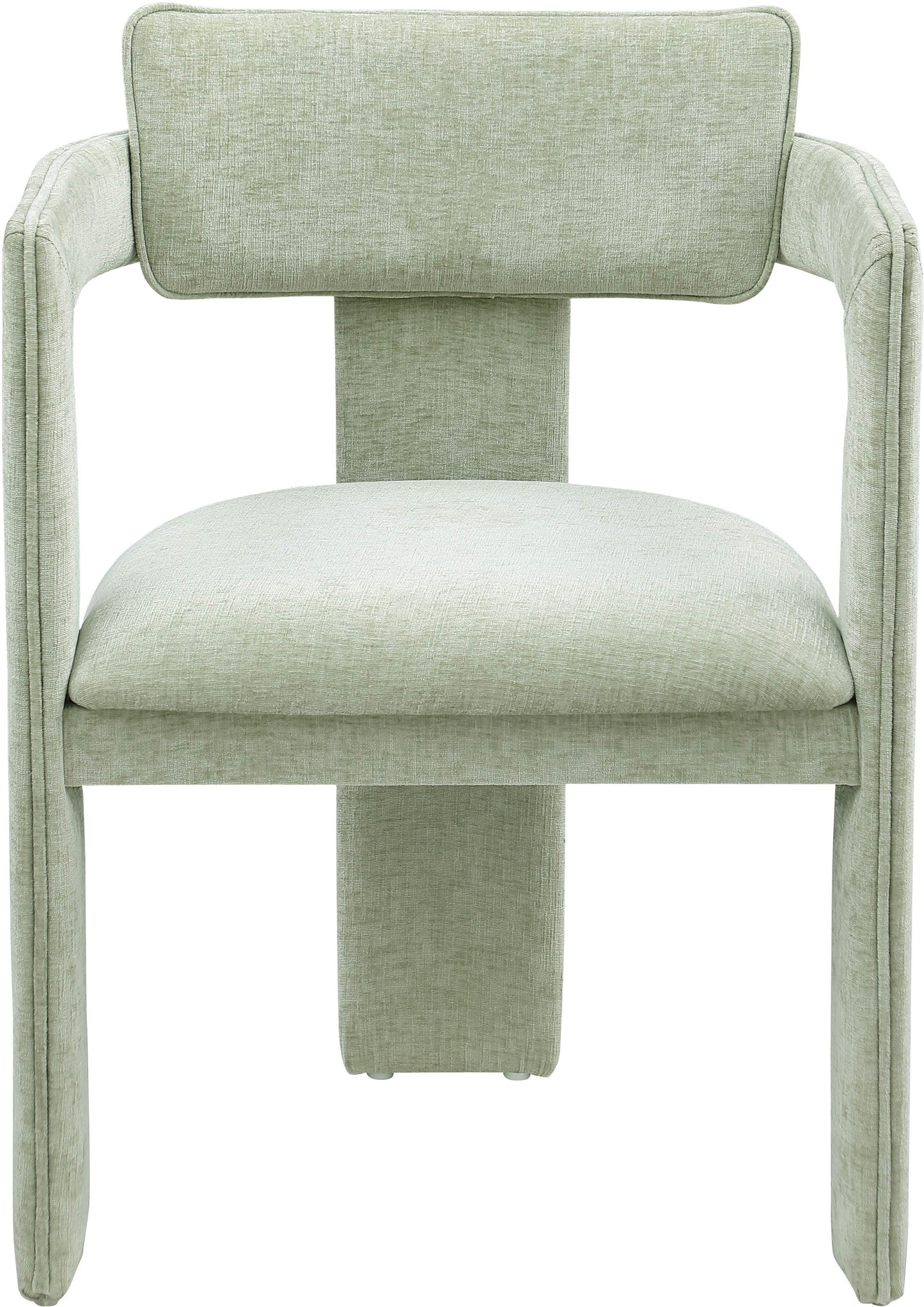 genesis mint chenille fabric dining chair