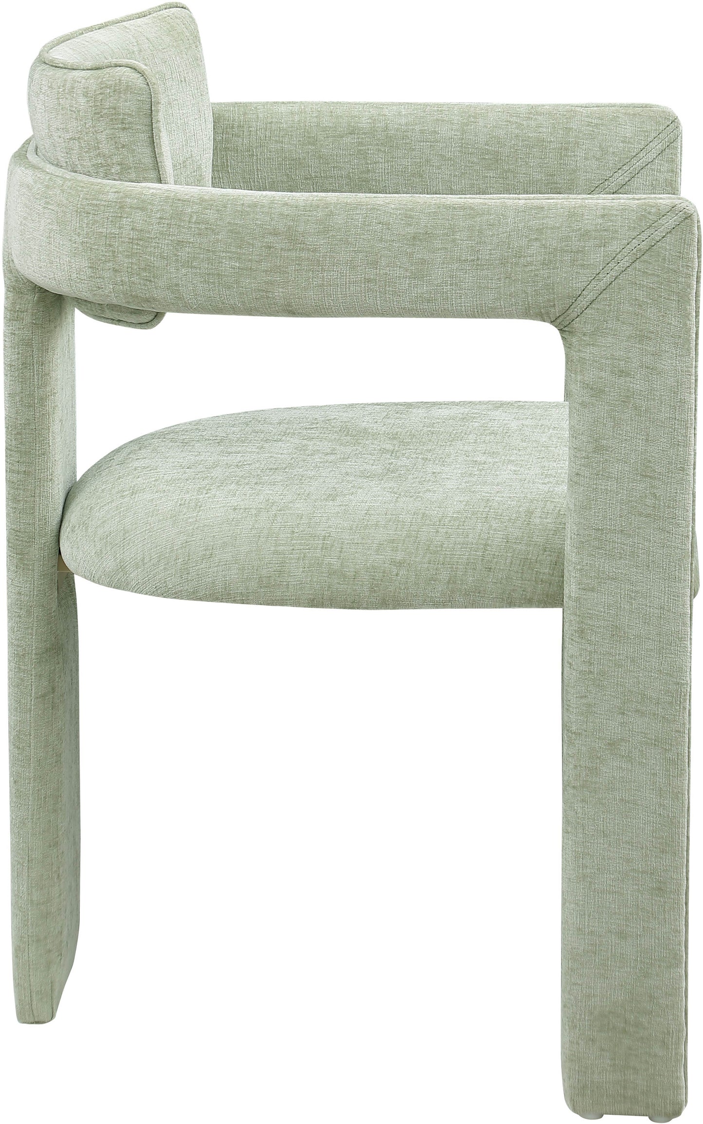 genesis mint chenille fabric dining chair