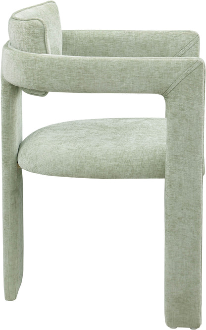 Genesis Mint Chenille Fabric Dining Chair