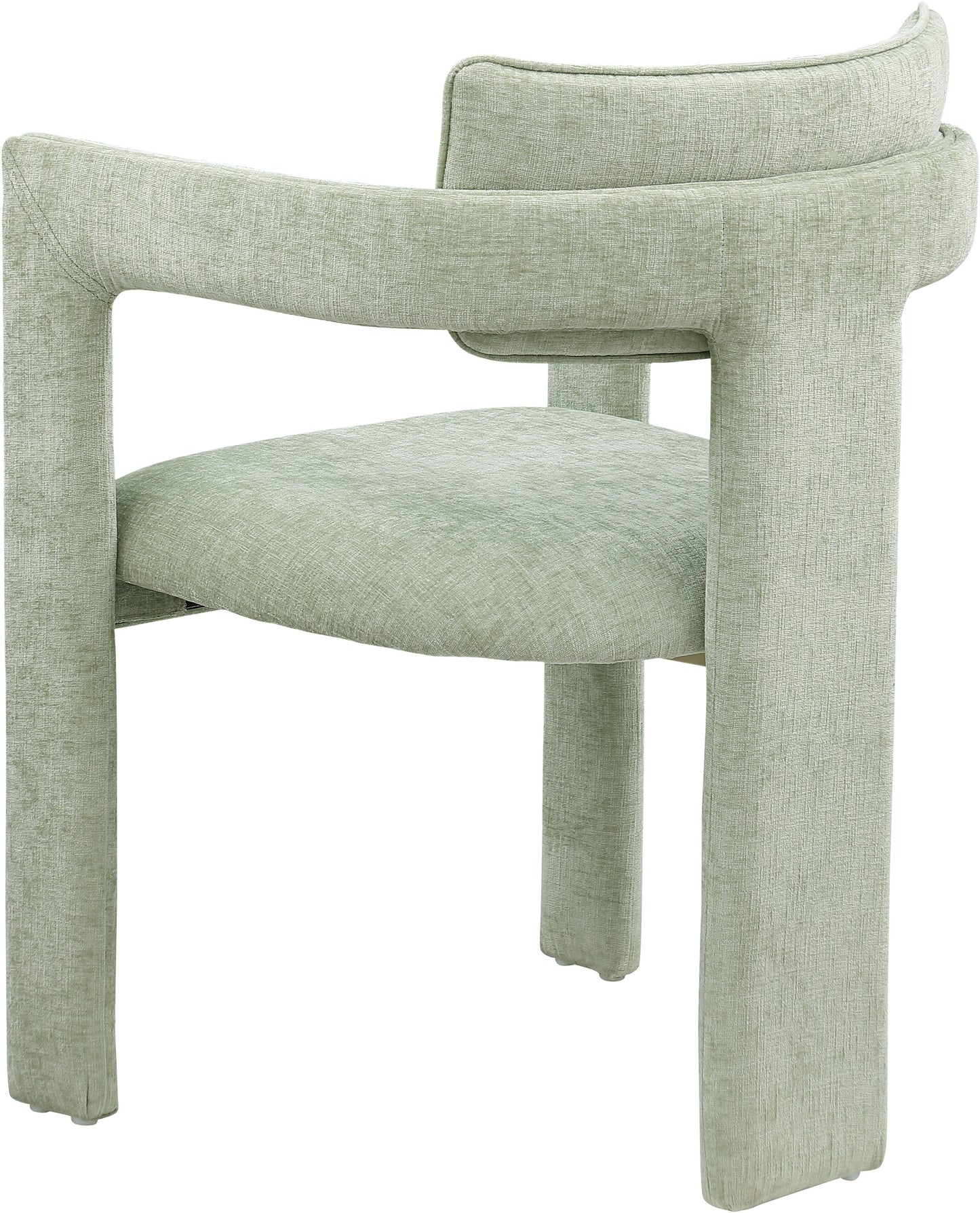 genesis mint chenille fabric dining chair