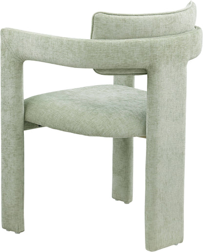 Genesis Mint Chenille Fabric Dining Chair