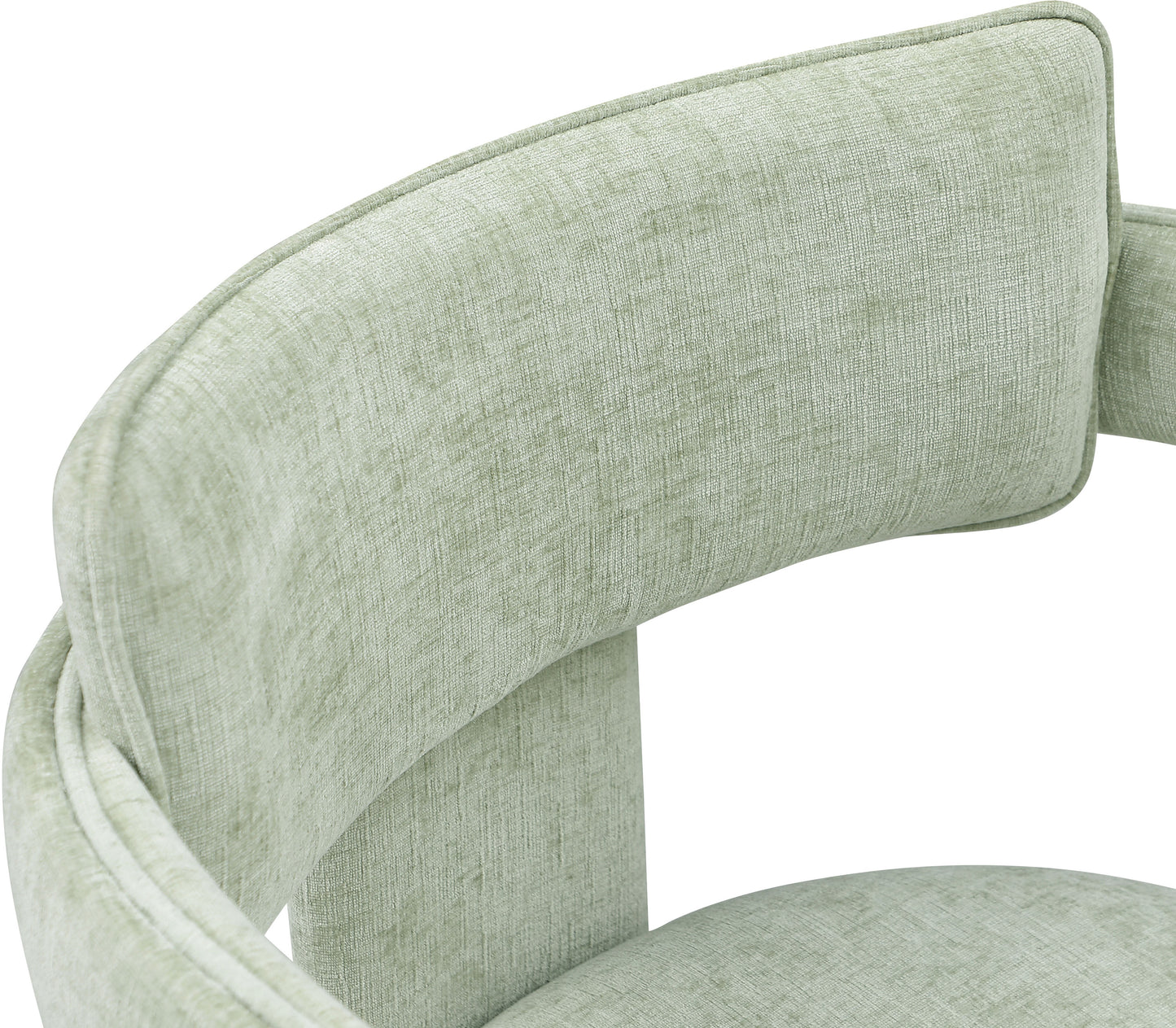 genesis mint chenille fabric dining chair