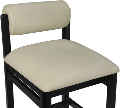 Marlow Taupe Vegan Leather Upholstered Counter Stool, 1 Piece
