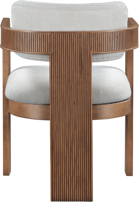 Amara Linen Textured Fabric Upholstered Dining Chair, 2-Piece (Style 3)