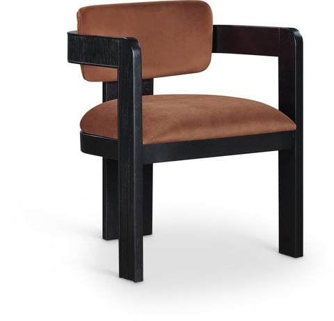 Amara Velvet Upholstered Dining Chair, 2-Piece (Configuration 2)