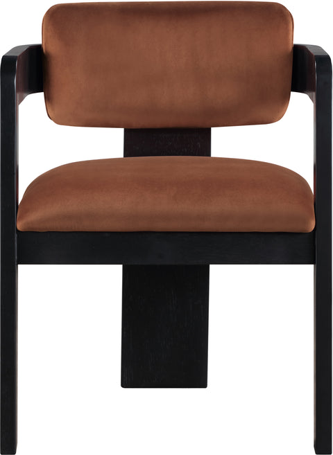 Amara Velvet Upholstered Dining Chair, 2-Piece (Configuration 2)