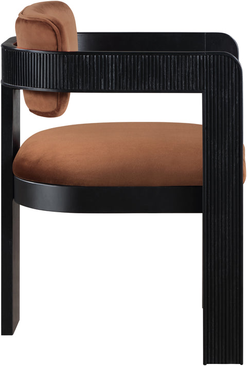Amara Velvet Upholstered Dining Chair, 2-Piece (Configuration 2)