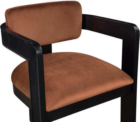 Amara Velvet Upholstered Dining Chair, 2-Piece (Configuration 2)