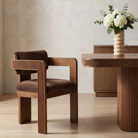 Amara Velvet Upholstered Dining Chair, 2-Piece (Style 2)