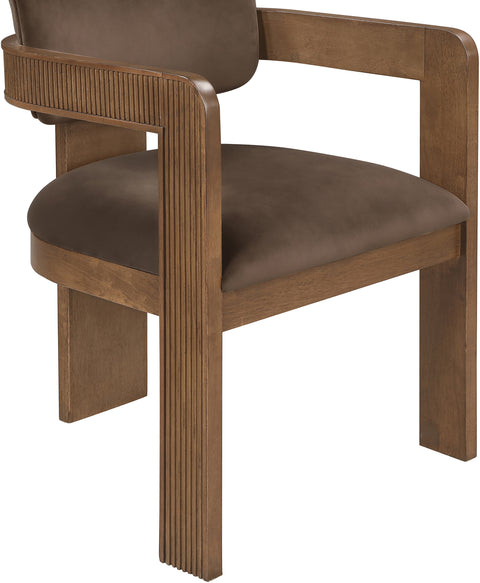 Amara Velvet Upholstered Dining Chair, 2-Piece (Style 2)