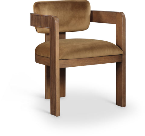Amara Velvet Upholstered Dining Chair, 2-Piece (Style 2)