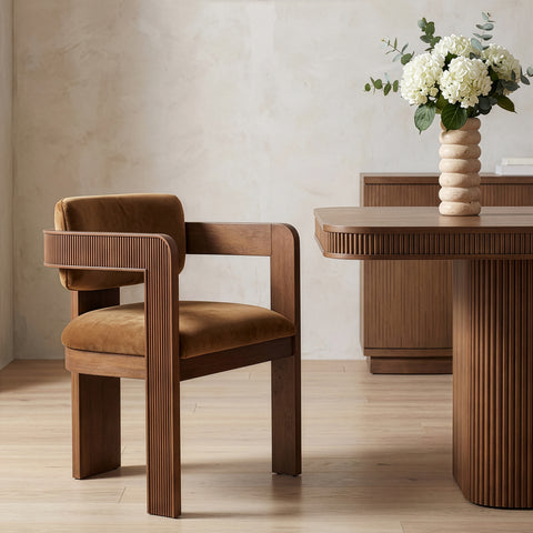 Amara Velvet Upholstered Dining Chair, 2-Piece (Style 2)