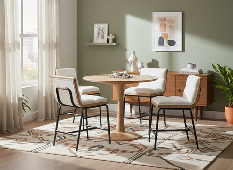 Camden Fabric Upholstered Counter Stool, 2-Piece