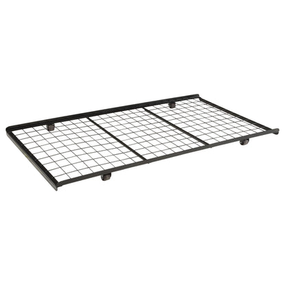 Greer Metal Twin Trundle Bed Black