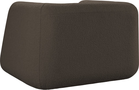 Siena Brown Boucle Fabric Chair C