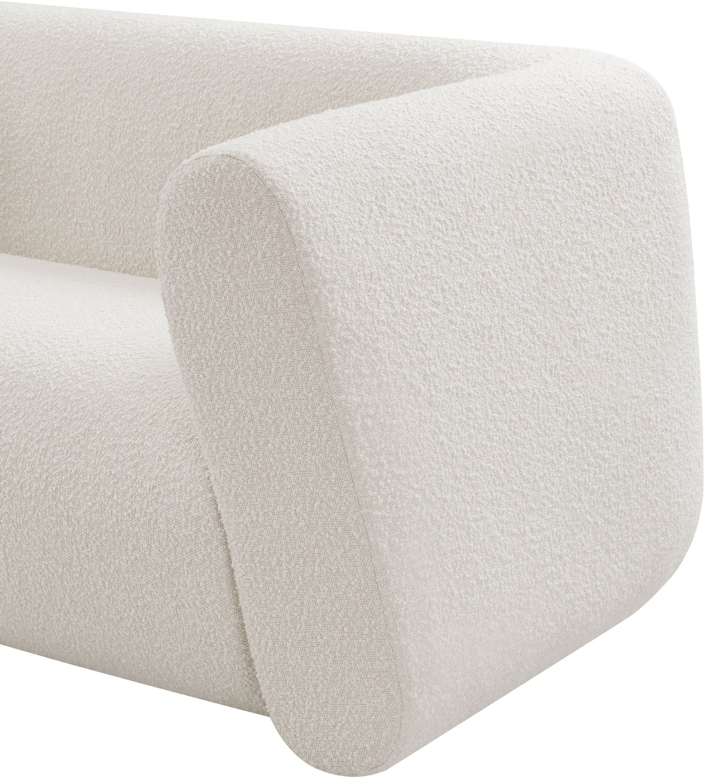 siena cream boucle fabric chair c