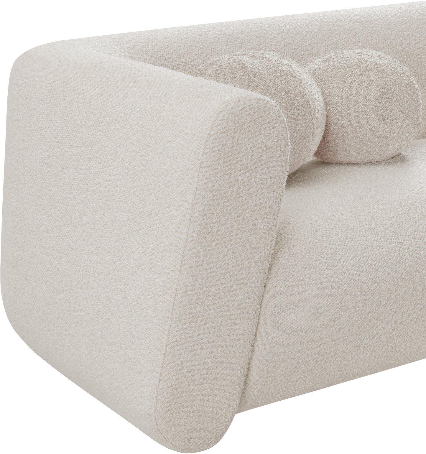 siena cream boucle fabric chair c