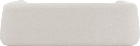 Siena Cream Boucle Fabric Sofa S