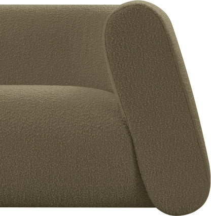 Siena Olive Boucle Fabric Chair C