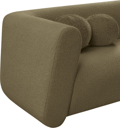 Siena Olive Boucle Fabric Chair C