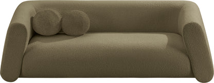 Siena Olive Boucle Fabric Sofa S