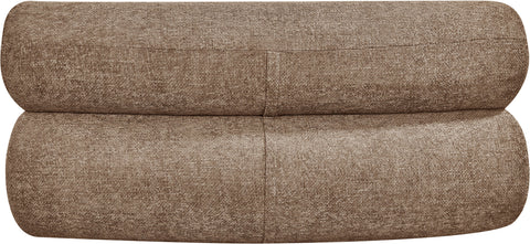 Harper Brown Chenille Fabric Upholstered Armless Chair, 1 Piece