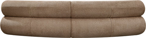 Harper 108" Chenille Fabric Upholstered Sectional, 2-Piece