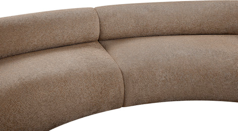 Harper 152" Chenille Fabric Upholstered Sectional, 3-Piece
