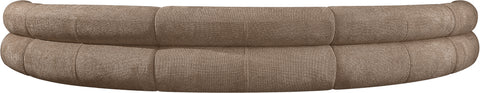 Harper 202" Chenille Fabric Upholstered Sectional, 5-Piece