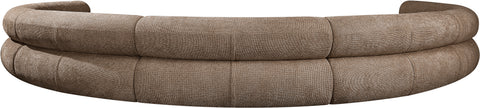 Harper 202" Chenille Fabric Upholstered Sectional, 7-Piece