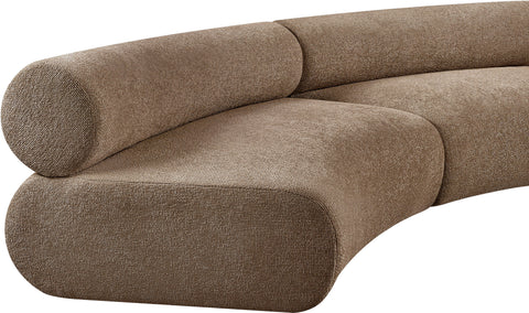 Harper 202" Chenille Fabric Upholstered Sectional, 7-Piece