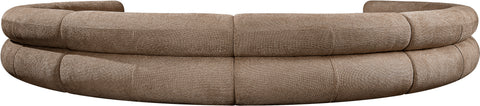Harper 202" Chenille Fabric Upholstered Sectional, 8-Piece