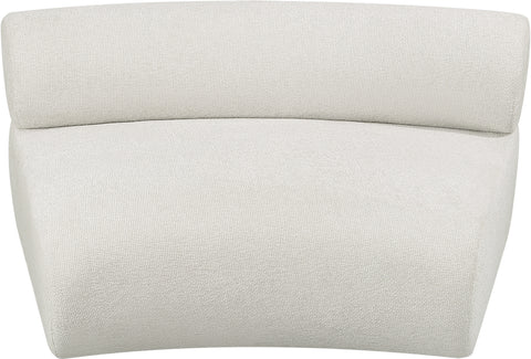 Shiloh Cream Chenille Fabric Modular Chair C