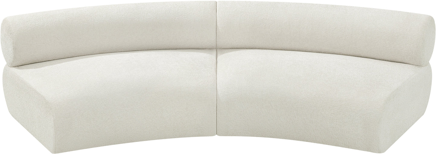 shiloh cream chenille fabric modular sofa s2a